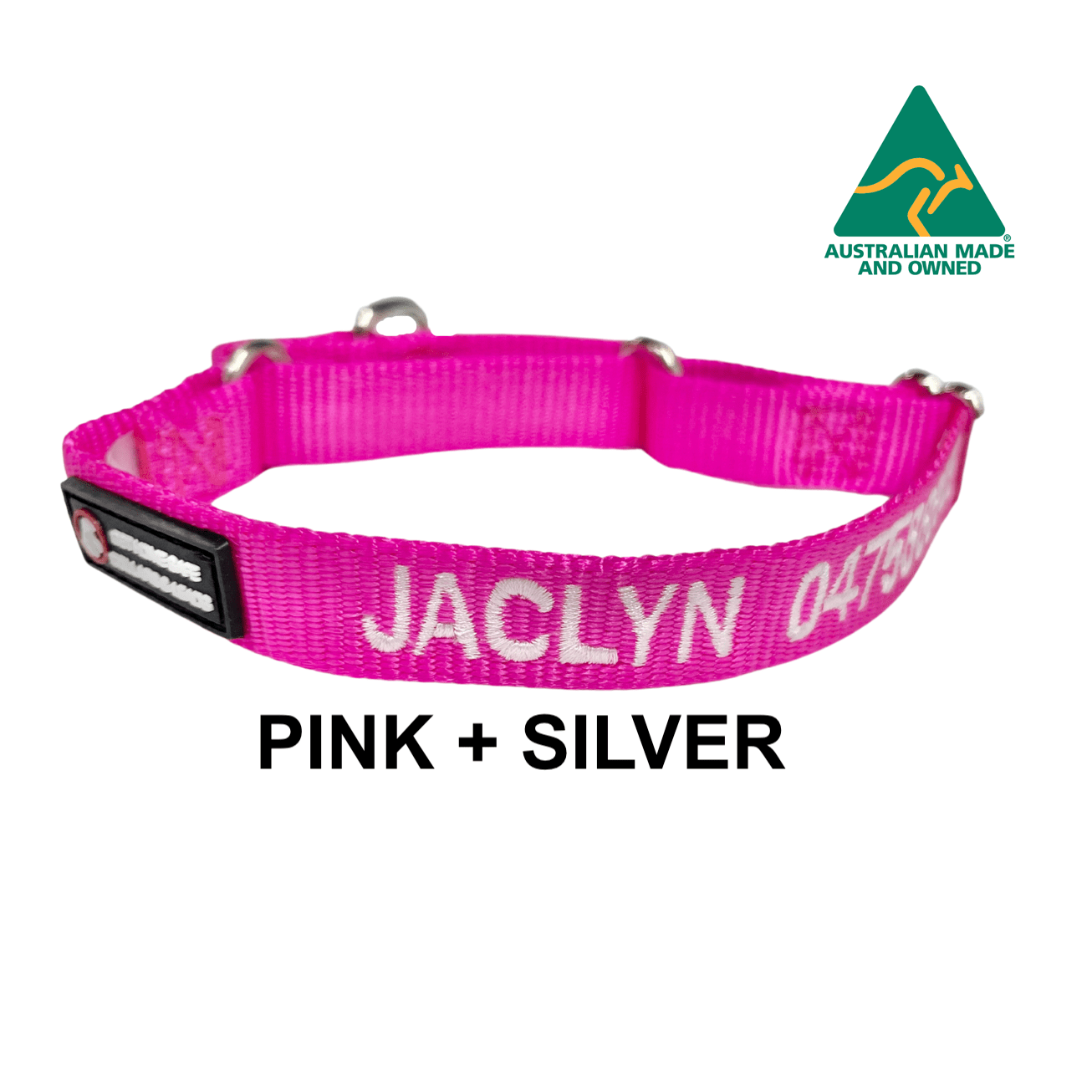 Slip on Martingale Identification Collar - Australian Made