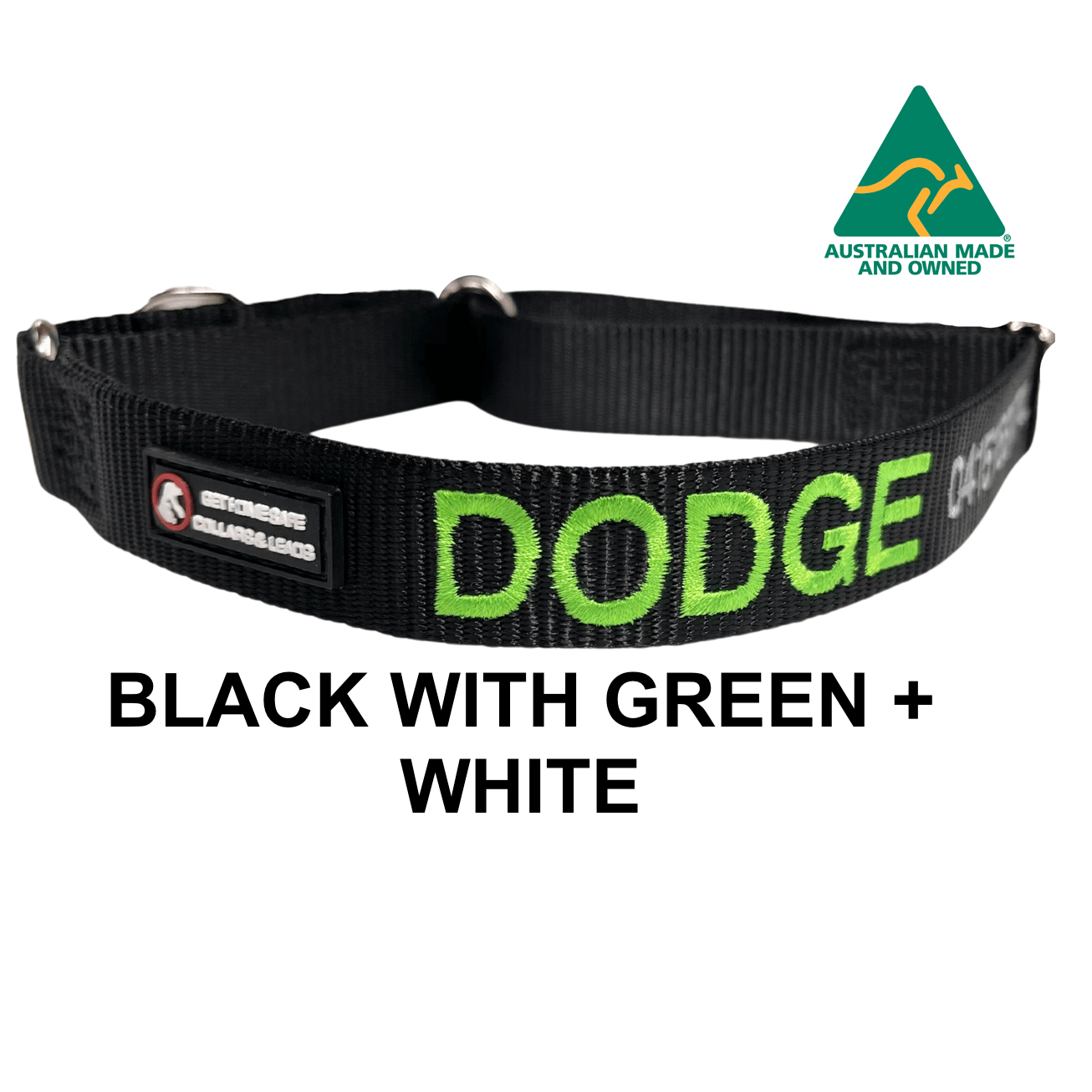 Slip on Martingale Identification Collar - Australian Made